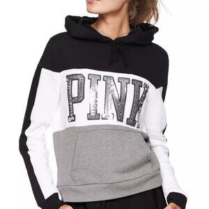 VICTORIA SECRET Sequin Bling Hoodie Small